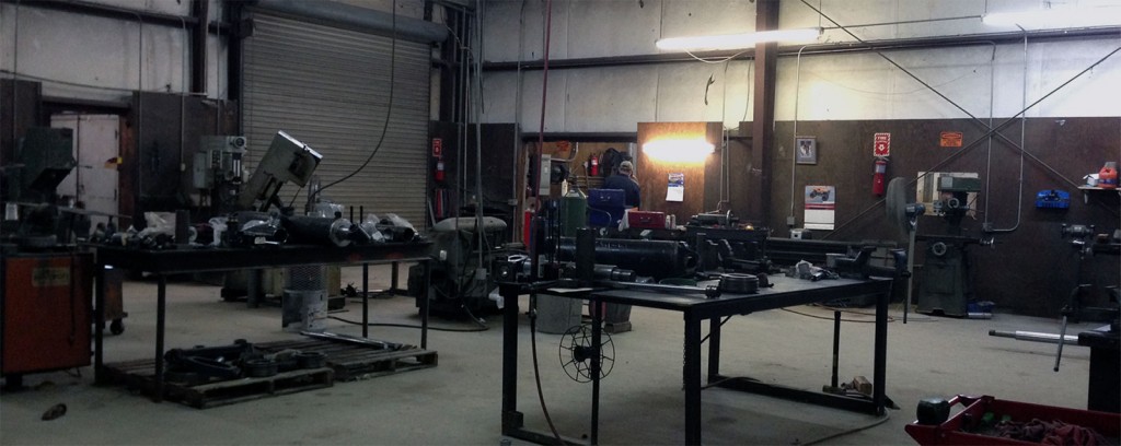 Inside Smith's Hydraulic shop